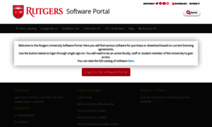 Software.rutgers.edu thumbnail