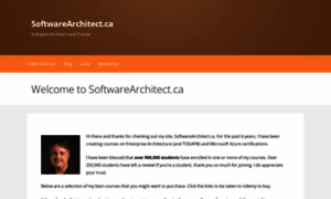 Softwarearchitect.ca thumbnail