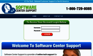 Softwarecentersupport.com thumbnail