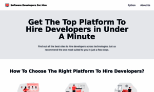 Softwaredevelopersforhire.com thumbnail