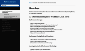 Softwareperformancenotes.github.io thumbnail