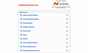 Softwareresearchtools.com thumbnail
