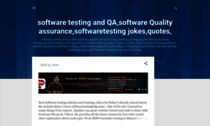 Softwaretestingandqa.blogspot.in thumbnail