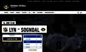 Sogndalfotball.no thumbnail