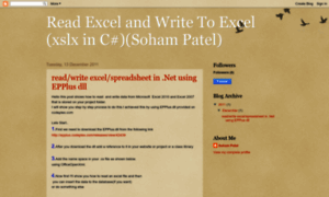 Soham-blog-read-write-excel.blogspot.com thumbnail