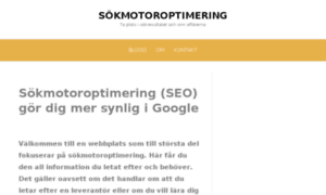 Sokmotoroptimering.ogooglebar.se thumbnail