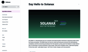 Solanax.gitbook.io thumbnail