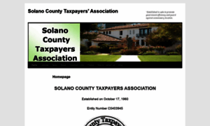 Solanocountytaxpayers.com thumbnail