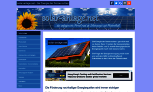 Solar-anlage.net thumbnail