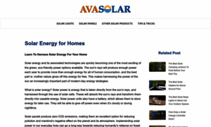 Solar-energy-for-homes.com thumbnail