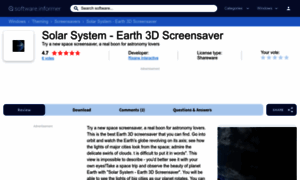 Solar-system-earth-3d-screensaver.software.informer.com thumbnail