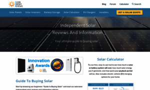 Solar.cleanenergyreviews.info thumbnail