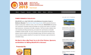 Solar2013.ases.org thumbnail
