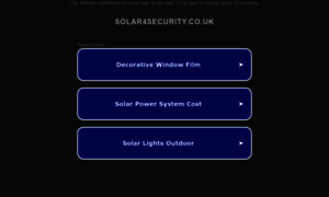 Solar4security.co.uk thumbnail