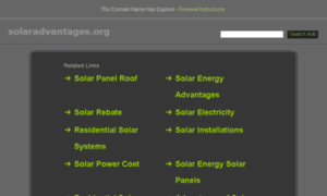 Solaradvantages.org thumbnail