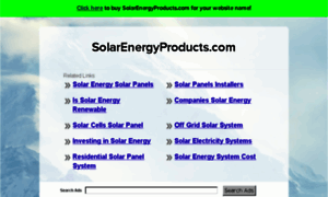 Solarenergyproducts.com thumbnail