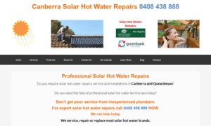 Solarhotwatercanberra.com.au thumbnail