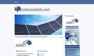 Solarmodule.net thumbnail