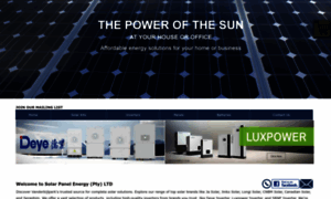 Solarpanelenergy.co.za thumbnail