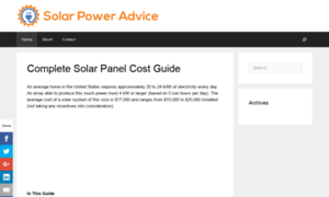 Solarpanelscostguide.com thumbnail