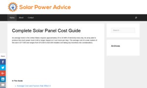 Solarpoweradvice.com thumbnail