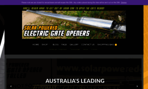 Solarpoweredgates.com.au thumbnail