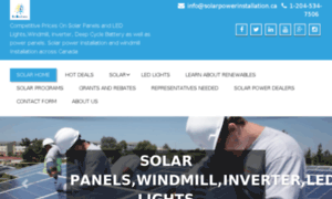 Solarpowerinstallation.ca thumbnail