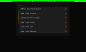 Solarpowersystem.com thumbnail