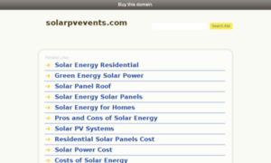 Solarpvevents.com thumbnail