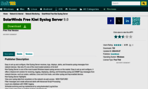 Solarwinds-free-kiwi-syslog-server.soft112.com thumbnail