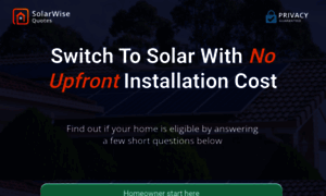 Solarwisequotes.com thumbnail