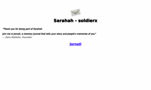 Soldierx.sarahah.com thumbnail