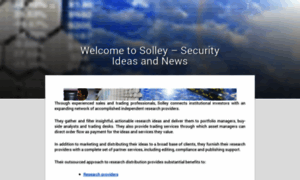 Soleilsecurities.com thumbnail