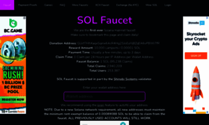 Solfaucet.togatech.org thumbnail