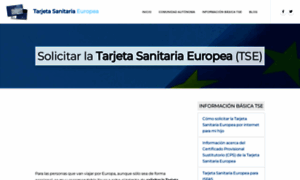 Solicitartarjetasanitariaeuropea.es thumbnail