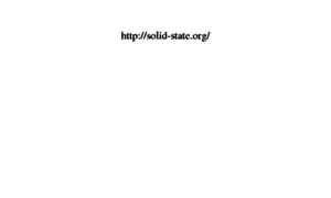 Solid-state.org thumbnail