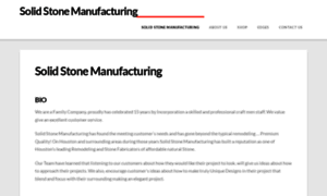 Solidstonemanufacturing.com thumbnail