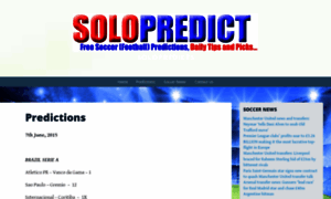 Solopredicts.wordpress.com thumbnail