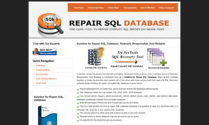 Solution-for.repairsqldatabase.org thumbnail
