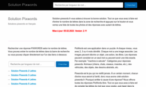 Solution-pixwords.fr thumbnail