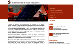 Solvayinstitutes.be thumbnail