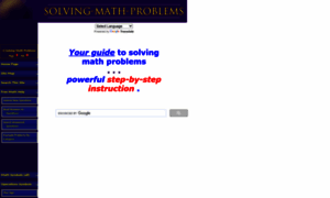 Solving-math-problems.com thumbnail