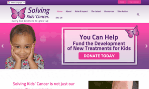 Solvingkidscancer.org thumbnail