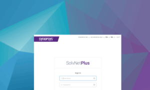 Solvnetplus.synopsys.com thumbnail