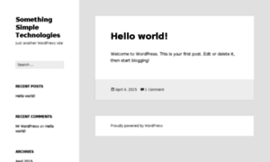 Somethingsimpletech.com thumbnail