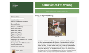 Sometimesimwrong.typepad.com thumbnail