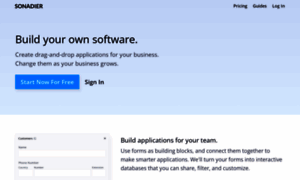 Sonadier.com thumbnail