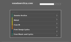 Sonataarctica.com thumbnail