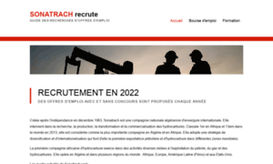 Sonatrach-recrute.com thumbnail