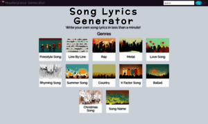 Song-lyrics-generator.org.uk thumbnail